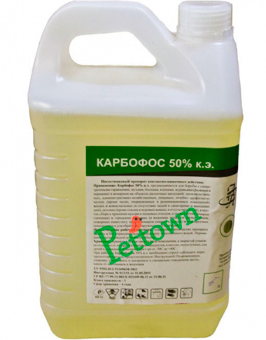 Das etwas veraltete Präparat Karbofos Karbofos