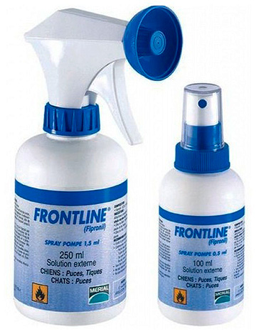 Beispiel eines Floh-Sprays (Frontline) Beispiel eines Floh-Sprays (Frontline)