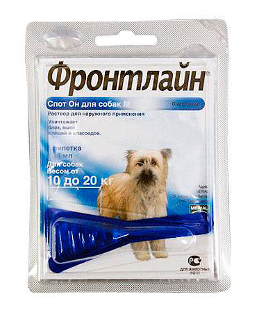 Frontline-Tropfen gegen Flöhe, Zecken und Haarlinge (für Hunde) Frontline-Tropfen gegen Flöhe, Zecken und Haarlinge (für Hunde)