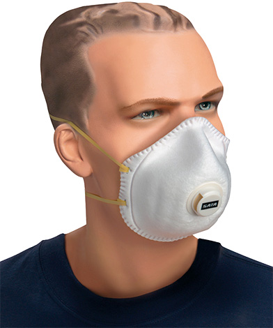 Eine Atemschutzmaske schützt Ihre Lungen vor dem Eindringen von Aerosolen. Eine Atemschutzmaske schützt Ihre Lungen vor dem Eindringen von Aerosolen.