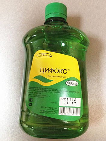 Zifoks in einer 500-ml-Flasche. Zifoks in einer 500-ml-Flasche.
