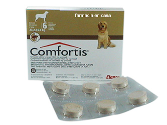 Comfortis-Tabletten werden oral verabreicht Comfortis-Tabletten werden oral verabreicht