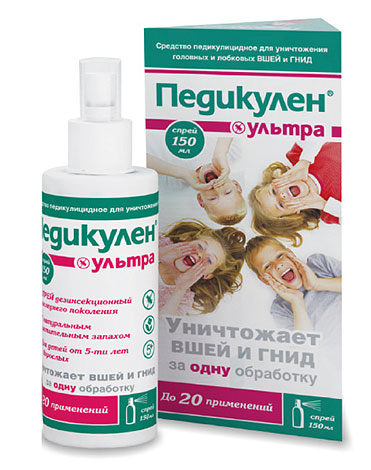 Spray zur Vernichtung von Läusen und Nissen Pedikulen Ultra Spray zur Vernichtung von Läusen und Nissen Pedikulen Ultra