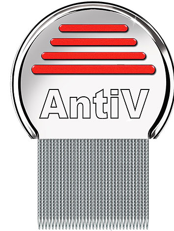 Kamm zum Auskämmen von Läusen und Nissen AntiV Kamm zum Auskämmen von Läusen und Nissen AntiV