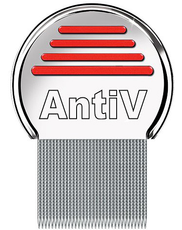 Kamm zum Auskämmen von Läusen und Nissen AntiV