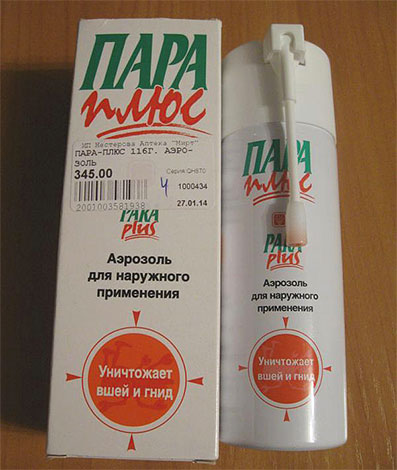 Aerosol ParaPlus – tötet Läuse und Nissen Aerosol ParaPlus – tötet Läuse und Nissen