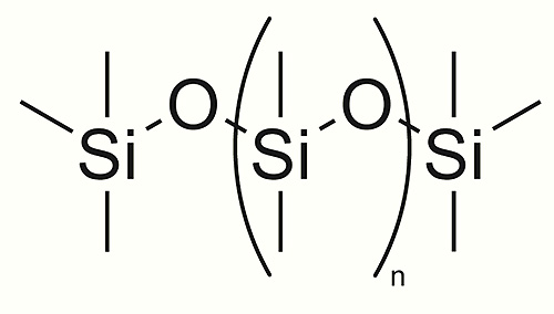 Dimeticon ist ein flüssiges Silikon. Dimeticon ist ein flüssiges Silikon.