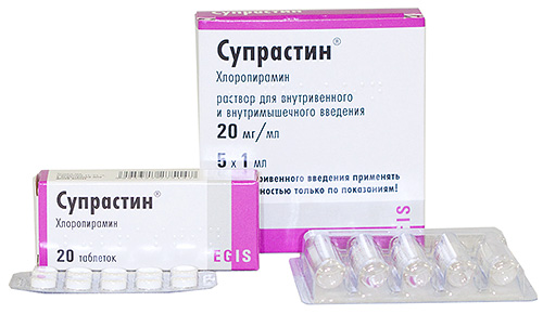 Antihistaminikum Suprastin Antihistaminikum Suprastin