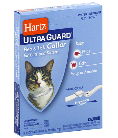 Hartz-Halsband für Katzen gegen Flöhe und Zecken Hartz-Halsband für Katzen gegen Flöhe und Zecken