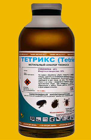 Professionelles Schädlingsbekämpfungsmittel Tetriex (Tetriex). Professionelles Schädlingsbekämpfungsmittel Tetriex (Tetriex)