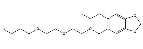 Piperonylbutoxid – erzielt bei einer Kombination mit Pyrethroiden eine synergistische Wirkung.