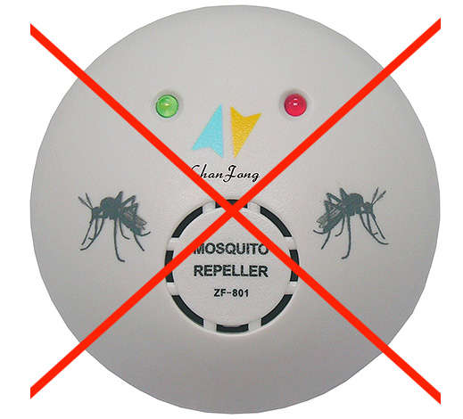 Ultraschall-Abschreckgeräte sind im Gegensatz zu elektrischen Vernichtern unwirksam gegen Kakerlaken, Bettwanzen und die meisten anderen Insekten.