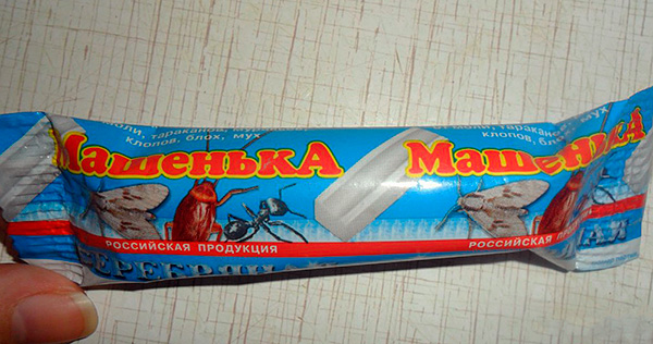 Der Stift Maschenka zur Bekämpfung von Kakerlaken und anderen Insekten.