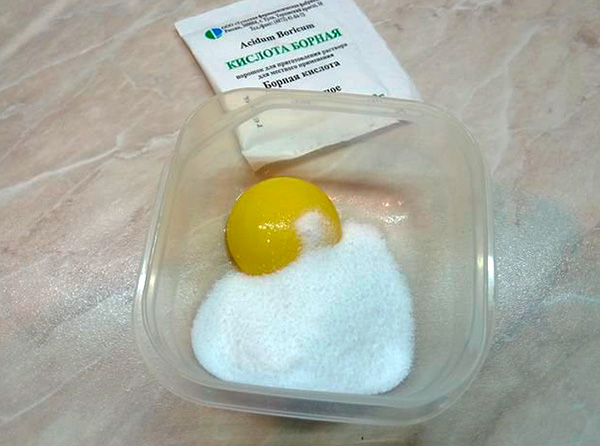 Eine Mischung aus Borax und Eigelb kann als vergifteter Köder dienen, um Asseln in der Wohnung wirksam zu beseitigen. Eine Mischung aus Borax und Eigelb kann als vergifteter Köder dienen, um Asseln in der Wohnung wirksam zu beseitigen.
