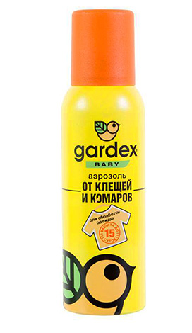 Aerosol Gardex Baby gegen Zecken und Mücken