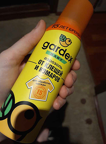 Aerosol-Mittel gegen Zecken und Mücken Gardex Baby Aerosol-Mittel gegen Zecken und Mücken Gardex Baby
