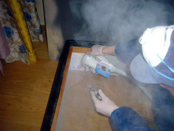 Vous pouvez vous débarrasser des punaises de lit dans les meubles à l'aide de la vapeur chaude d'un défroisseur... Vous pouvez vous débarrasser des punaises de lit dans les meubles à l'aide de la vapeur chaude d'un défroisseur...