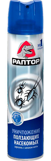 Le produit Raptor contre les insectes rampants