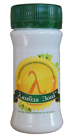 Lambda Zone - un produit microencapsulé pratiquement sans odeur. Lambda Zone - un produit microencapsulé pratiquement sans odeur.