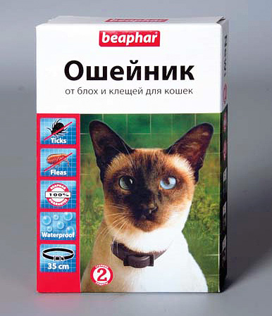 Collier antipuces et antitiques pour chats Beaphar Collier antipuces et antitiques pour chats Beaphar