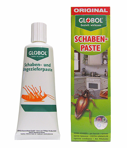 Voici à quoi ressemble le gel anti-cafards allemand original Globol