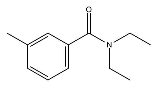 DEET : structure chimique DEET : structure chimique