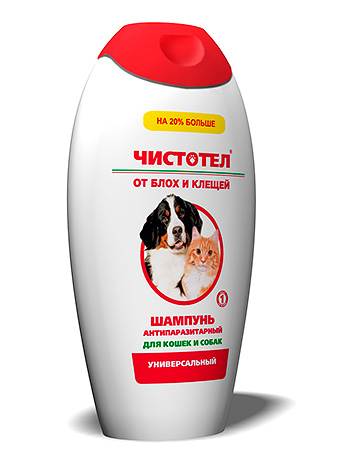 Shampoing anti-puces et anti-tiques Tchistotel Shampoing anti-puces et anti-tiques Tchistotel