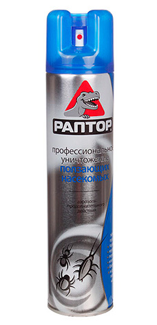 Aérosol Raptor contre les insectes rampants (cafards, fourmis, punaises)