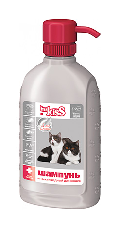 Shampooing anti-puces pour chats Mr. Kiss