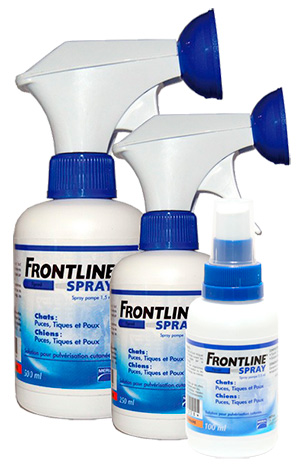 Sprays antipuces Frontline Sprays antipuces Frontline