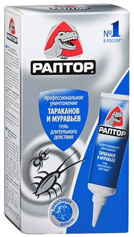 Gel Raptor contre les cafards et les fourmis