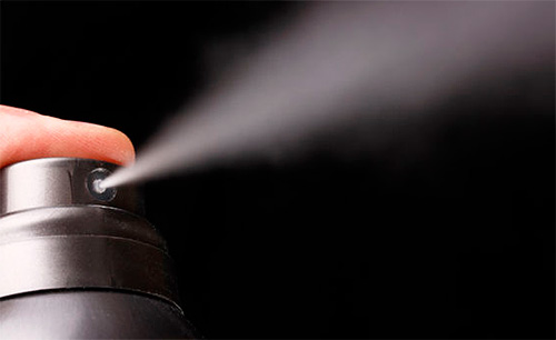 Les aérosols insecticides sont particulièrement efficaces contre les fourmis si l'emplacement approximatif de leur nid est connu.