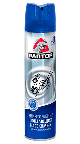 Raptor - aérosol contre les insectes rampants