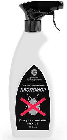 Klopomor est un produit national contre les punaises de lit.