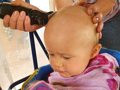 Après le traitement de la tête contre les poux, il est préférable de raser l'enfant complètement. Certes, cette méthode ne convient pas trop aux filles.