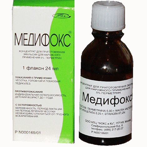 Produit de traitement des poux Medifox Produit de traitement des poux Medifox