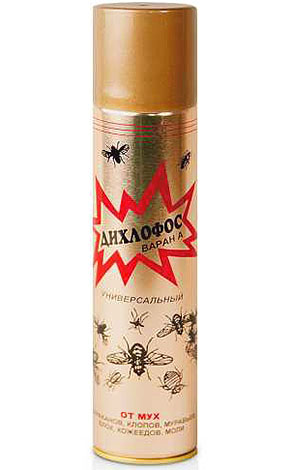 Les marques actuelles de Dichlorvos ne contiennent pas d'insecticides organophosphorés.