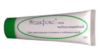 Voici à quoi ressemble le Médifox-gel en tube de 50 grammes
