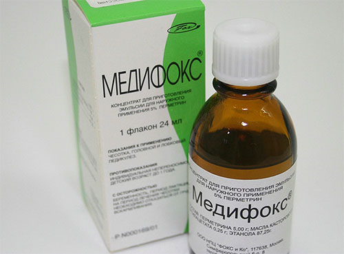 Concentré pour la préparation d'émulsion anti-poux Médifox Concentré pour la préparation d'émulsion anti-poux Médifox