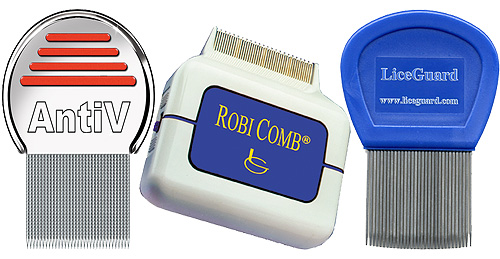 Les peignes les plus populaires pour le peignage des poux et des lentes sont AntiV, LiceGuard, Robi Comb.