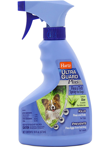 Le spray Hartz peut être utilisé non seulement contre les puces et les tiques, mais aussi contre les poux et les poux broyeurs du chien Le spray Hartz peut être utilisé non seulement contre les puces et les tiques, mais aussi contre les poux et les poux broyeurs du chien