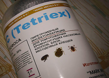 Tetrix est un insecticide à usage professionnel et a une odeur très désagréable Tetrix est un insecticide à usage professionnel et a une odeur très désagréable