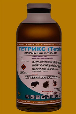 Le produit insecticide Tetrix