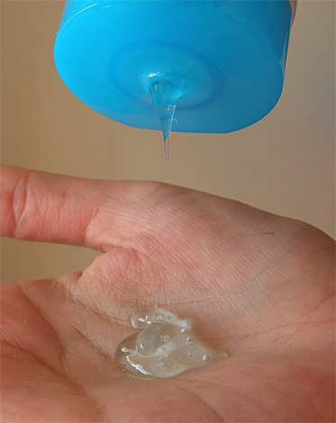 Voici à quoi ressemble un produit sous forme de gel Voici à quoi ressemble un produit sous forme de gel