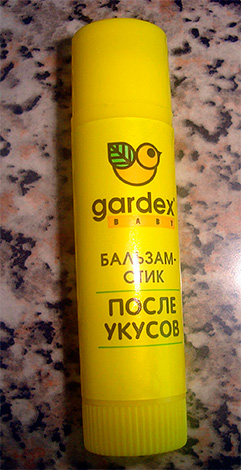 Ce baume en stick Gardex Baby peut tout à fait être utilisé en cas de piqûre de guêpe chez les enfants. Ce baume en stick Gardex Baby peut tout à fait être utilisé en cas de piqûre de guêpe chez les enfants.