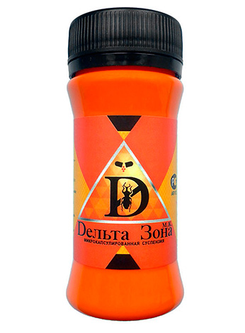 L'insecticide moderne Delta Zone est tout à fait adapté à la destruction des guêpes.