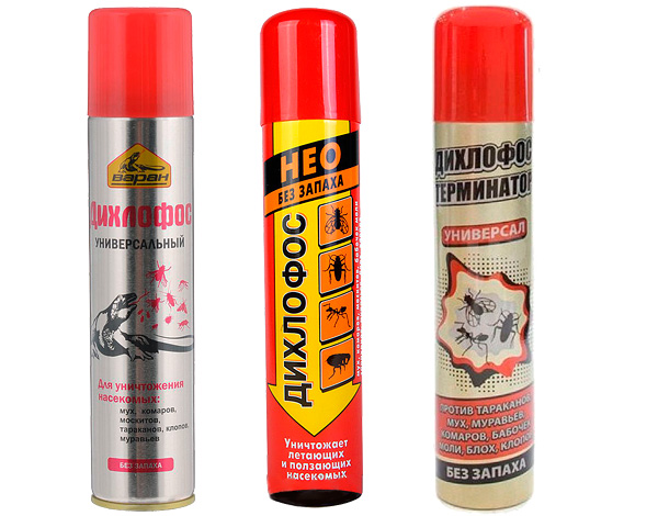 Aujourd'hui, les aérosols insecticides vendus sous la marque Dichlorvos diffèrent fondamentalement du produit soviétique du même nom.