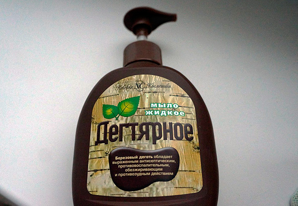Savon liquide au goudron Savon liquide au goudron