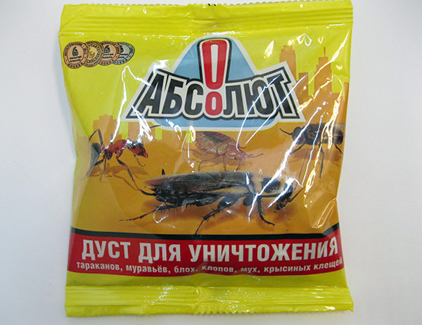 Poudre Absolut pour lutter contre les cafards et autres insectes. Poudre Absolut pour lutter contre les cafards et autres insectes.