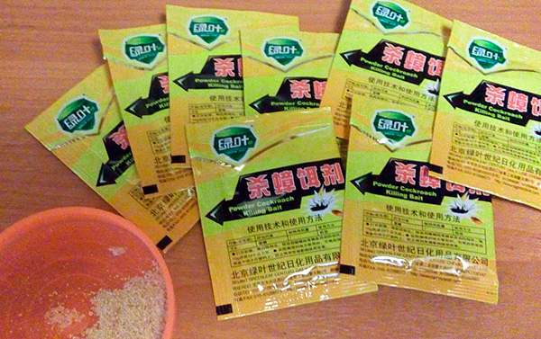 Poudre chinoise contre les cafards Poudre chinoise contre les cafards
